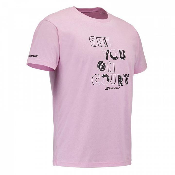 Babolat Exercise Message Tee Lilac